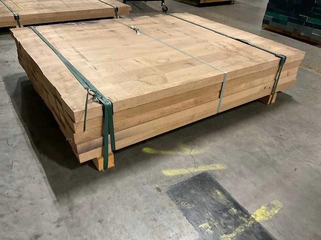 Europes eiken panelen 40x1000x1260 mm verlijmd en voorgeschuurd (5x) - afbeelding 3 van  5