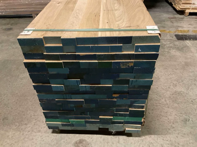 Europes eiken panelen 40x650x800 mm verlijmd en voorgeschuurd (18x) - afbeelding 4 van  5