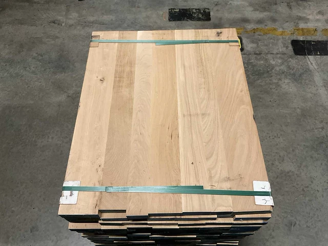 Europes eiken panelen 40x650x800 mm verlijmd en voorgeschuurd (18x) - afbeelding 5 van  5