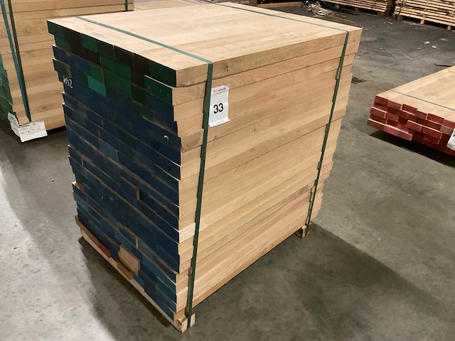 Europes eiken panelen 40x650x800 mm verlijmd en voorgeschuurd (20x) - afbeelding 1 van  5