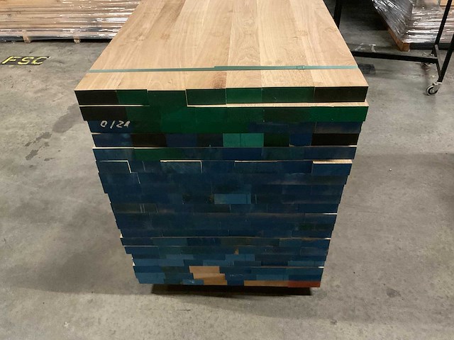Europes eiken panelen 40x650x800 mm verlijmd en voorgeschuurd (20x) - afbeelding 4 van  5