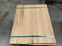 Europes eiken panelen 40x650x800 mm verlijmd en voorgeschuurd (20x) - afbeelding 5 van  5