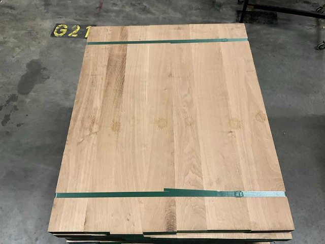 Europes eiken panelen 40x650x800 mm verlijmd en voorgeschuurd (20x) - afbeelding 5 van  5