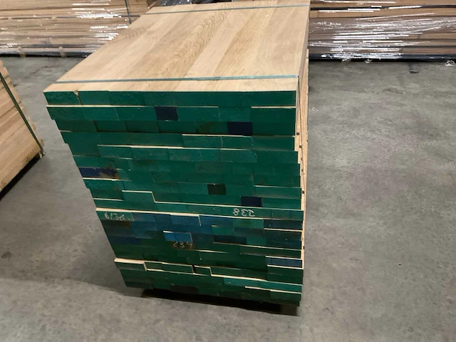Europes eiken panelen 40x650x800 mm verlijmd en voorgeschuurd (20x) - afbeelding 4 van  4