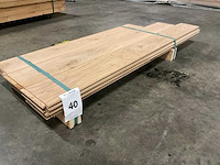 Europes eiken vellingdelen 20x140 mm (9x)
