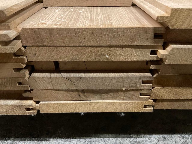 Europes eiken vellingdelen 20x160 mm (41x) - afbeelding 6 van  6