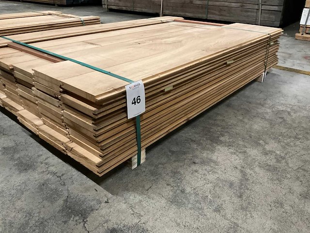 Europes eiken vellingdelen 20x160 mm (63x) - afbeelding 1 van  4