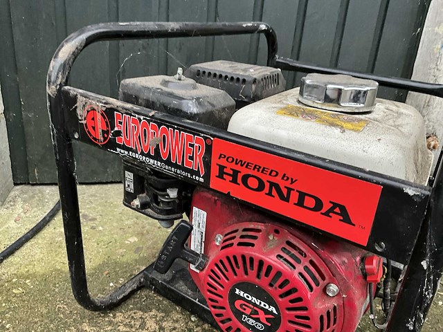 Europower - ep2500 - honda gx160 - stoomgenerator - 2011 - afbeelding 6 van  6