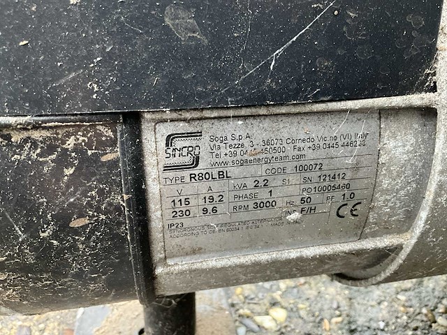 Europower - ep2500 - honda gx160 - stoomgenerator - 2011 - afbeelding 4 van  14