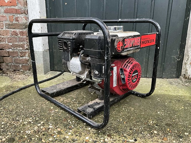 Europower - ep2500 - honda gx160 - stoomgenerator - 2011 - afbeelding 1 van  14