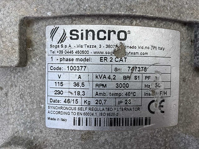 Europower ep4100 stroom aggregaat - afbeelding 8 van  8
