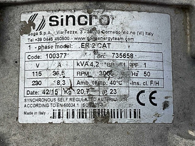 Europower ep4100 stroom aggregaat - afbeelding 9 van  9