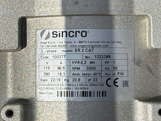 Europower ep4100 stroom aggregaat - afbeelding 7 van  8