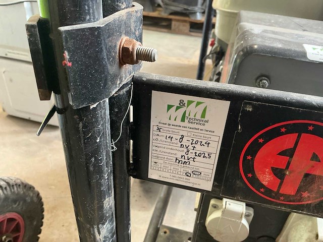 Europower et2mcf benzine aggregaat 7 kva - afbeelding 7 van  9