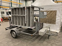 Euroscaffold aluminium rolsteiger op aanhanger