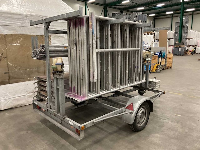 Euroscaffold aluminium rolsteiger op aanhanger - afbeelding 6 van  13