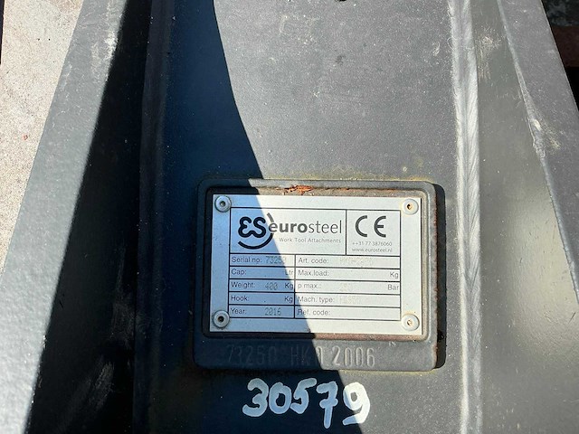 Eurosteel hko-2006 snelwissel shovel (ongebruikt) - afbeelding 4 van  5