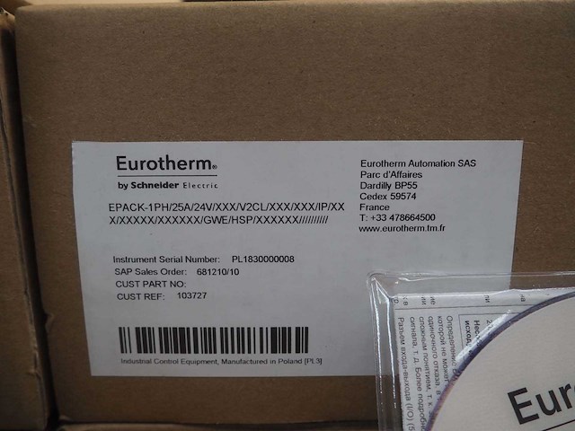 Eurotherm - epack-1ph/25a/24v - power controller (6x) - afbeelding 3 van  5
