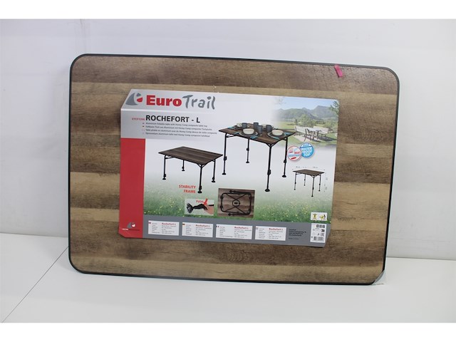 Eurotrail campingtafel rochefort large houtlook - afbeelding 2 van  3