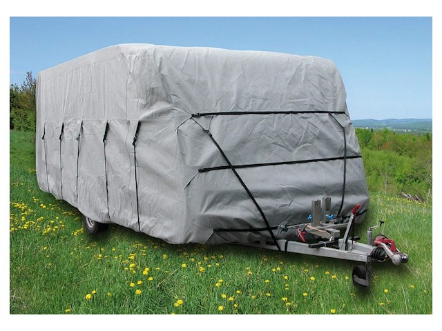 Eurotrail caravanhoes 600-650cm 220/250cm grijs - afbeelding 1 van  4