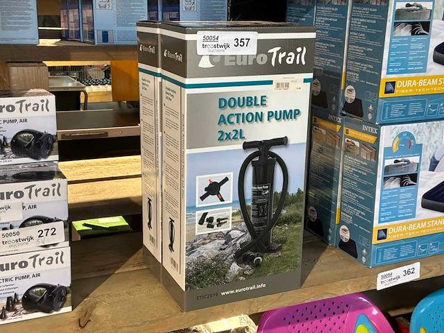 Eurotrail double action lucht pomp (2x) - afbeelding 3 van  3