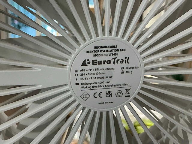 Eurotrail etlt1436 usb-c ventilator (2x) - afbeelding 3 van  4