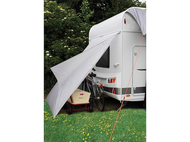 Eurotrail fietsbeschermhoes caravan grijs - afbeelding 1 van  4