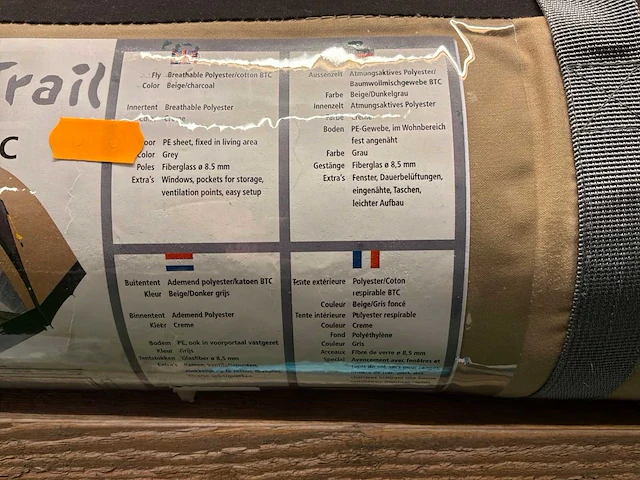 Eurotrail ontario 2btc kampeertent - afbeelding 5 van  5