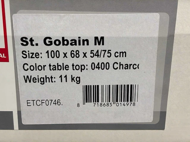Eurotrail st. gobain m kampeer klaptafel - afbeelding 3 van  3