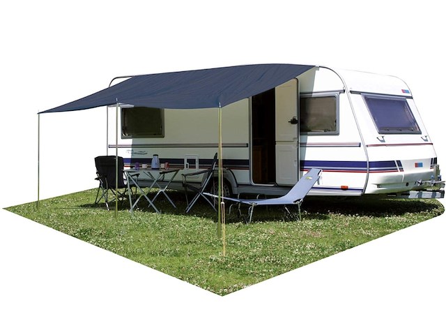 Eurotrail sunroof luifel 250*240cm navy - afbeelding 3 van  4