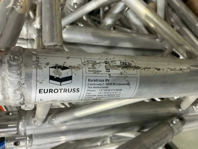 Eurotruss - aluminium truss (6x) - afbeelding 4 van  4