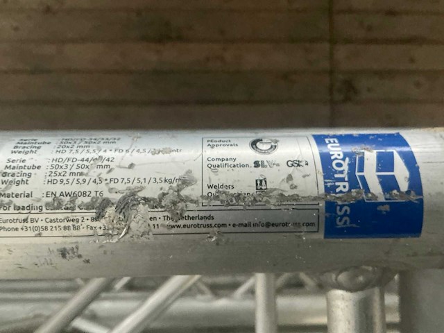 Eurotruss fd34 aluminium truss - afbeelding 4 van  5