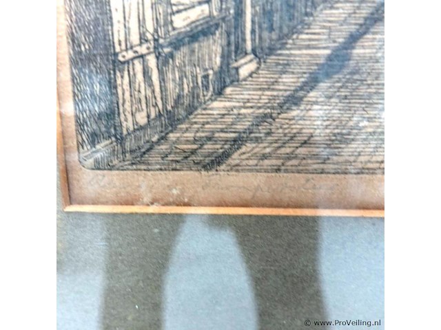 Eusebiuskerk arnhem ets gesigneerd marius janssen (1885–1957) - afbeelding 4 van  6
