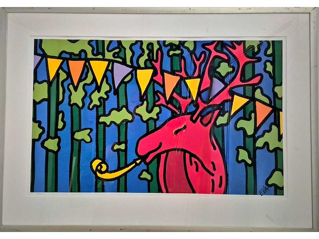 Eva - litho - 70 x 100 cm. - afbeelding 2 van  4