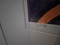 Eva - litho - 'space squirrel' - 110 x 80 cm. - afbeelding 3 van  4