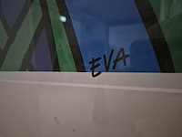 Eva - litho- 'new york 'frog' - 70 x 100 cm. - afbeelding 4 van  4
