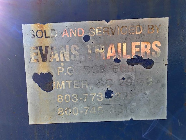 Evans - 2011 - wide spread 8 tires - oplegger - afbeelding 5 van  14