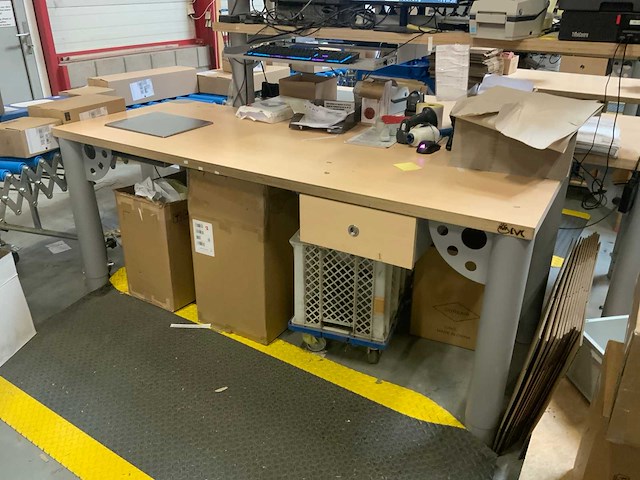 Evc - duo - 2-delige inpaktafel eiland met 30kg weegschaal - afbeelding 4 van  20