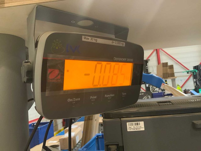 Evc - duo - 2-delige inpaktafel eiland met 30kg weegschaal - afbeelding 7 van  20