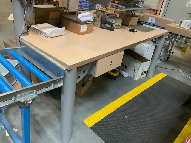 Evc - duo - 2-delige inpaktafel eiland met 30kg weegschaal - afbeelding 12 van  20