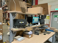 Evc - duo - 2-delige inpaktafel eiland met 30kg weegschaal - afbeelding 15 van  20