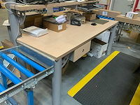 Evc - duo - 2-delige inpaktafel eiland met 30kg weegschaal - afbeelding 16 van  20