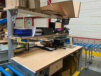 Evc - duo - 2-delige inpaktafel eiland met 30kg weegschaal - afbeelding 6 van  24