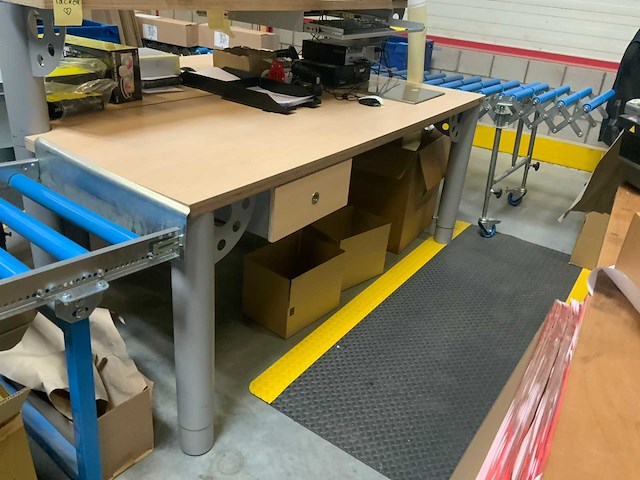 Evc - duo - 2-delige inpaktafel eiland met 30kg weegschaal - afbeelding 7 van  24