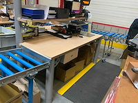 Evc - duo - 2-delige inpaktafel eiland met 30kg weegschaal - afbeelding 16 van  24