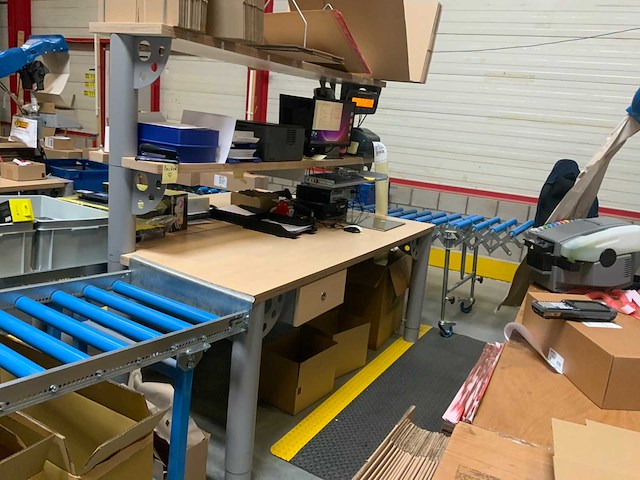 Evc - duo - 2-delige inpaktafel eiland met 30kg weegschaal - afbeelding 17 van  24