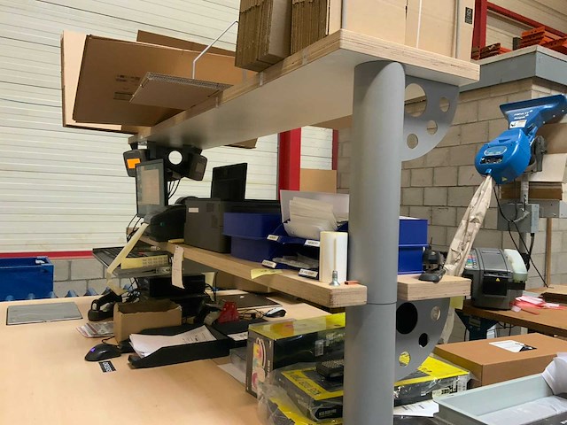 Evc - duo - 2-delige inpaktafel eiland met 30kg weegschaal - afbeelding 24 van  24