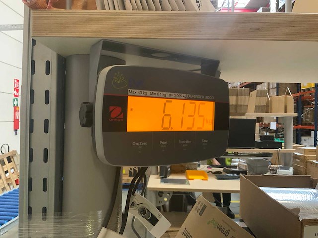 Evc - duo - 2-delige inpaktafel eiland met 30kg weegschaal - afbeelding 5 van  16
