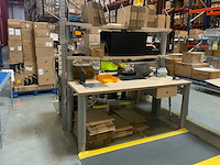 Evc - duo - 2-delige inpaktafel eiland met 30kg weegschaal - afbeelding 2 van  9