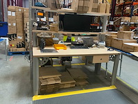 Evc - duo - 2-delige inpaktafel eiland met 30kg weegschaal - afbeelding 5 van  9